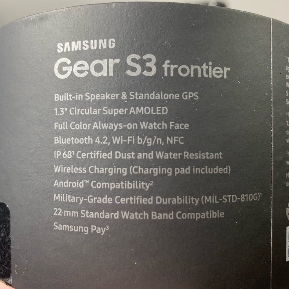 Samsung Gear S3 Frontier smart watch - Picture 3 of 8